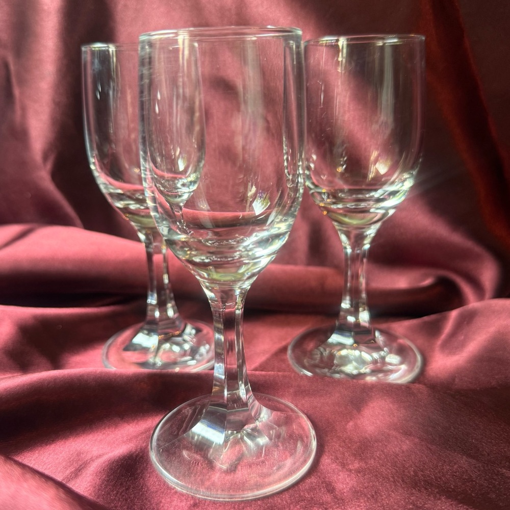 Schott Zwiesel Crystal Glasses Set 3 Vintage